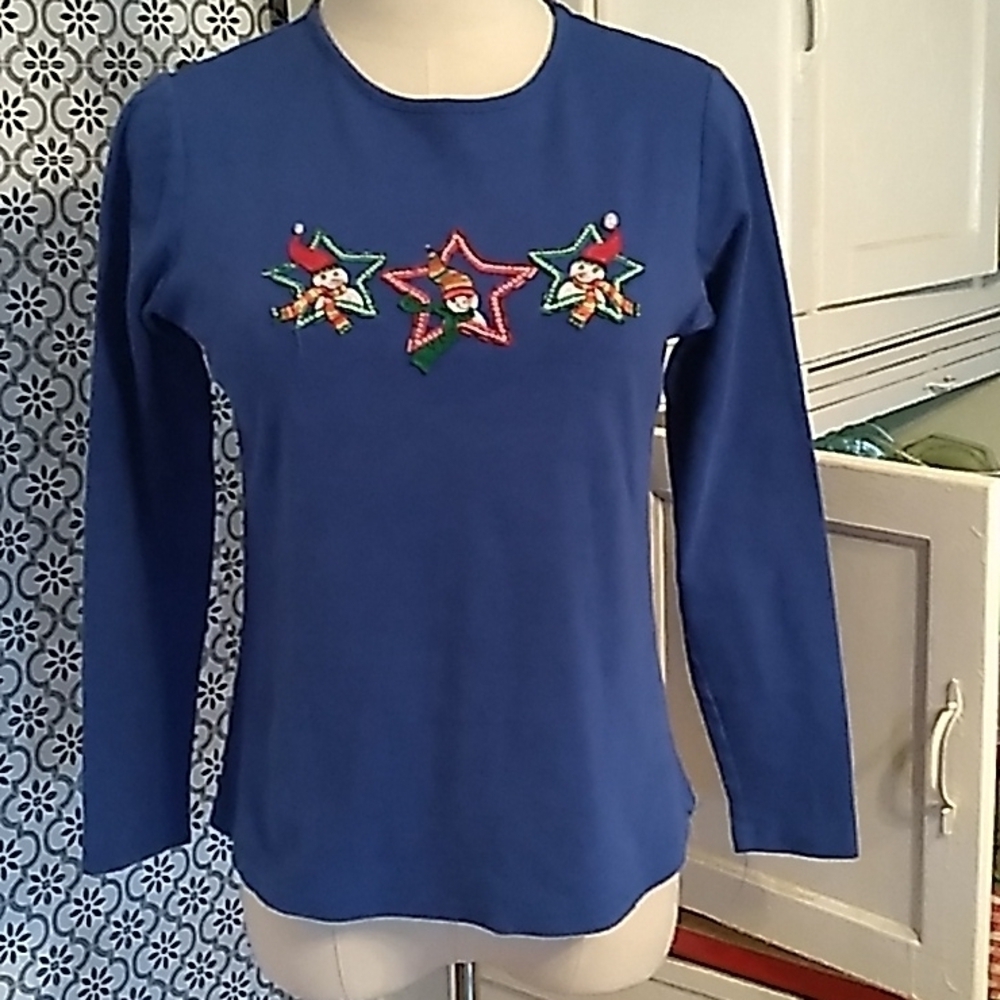 Kim Roger's small Christmas 🎄 snowman ⛄shirt